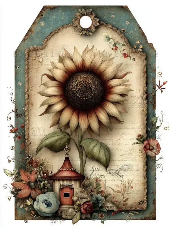 Summer Shabby Farmhouse Product Tags