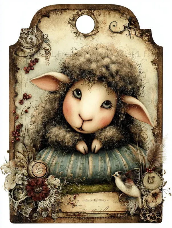 Summer Shabby Farmhouse Product Tags