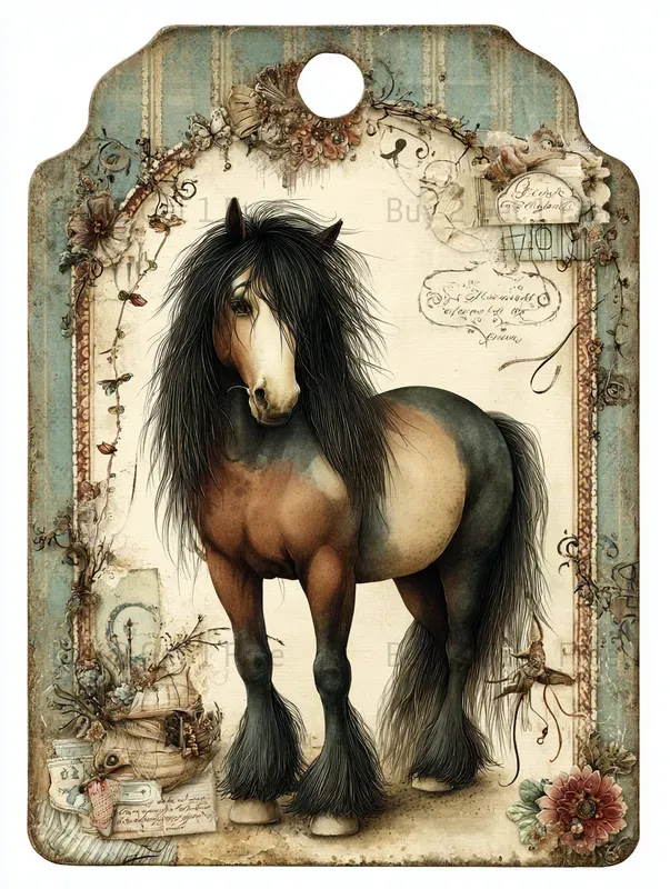 Summer Shabby Farmhouse Product Tags