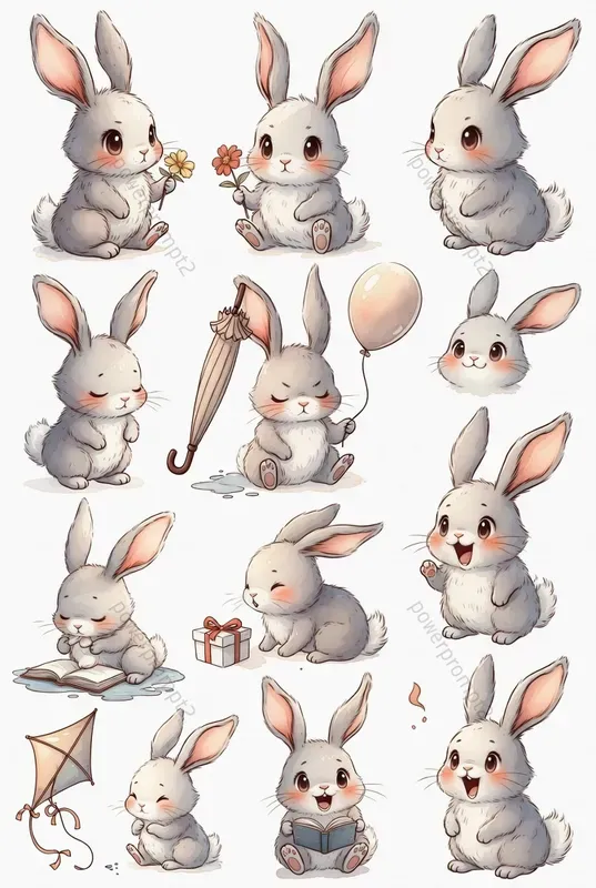 Dreamy Character Mood Sheets