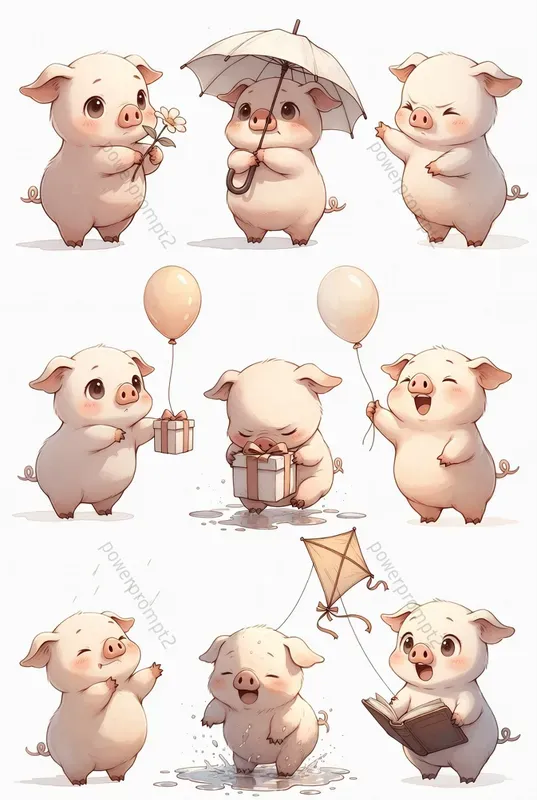 Dreamy Character Mood Sheets