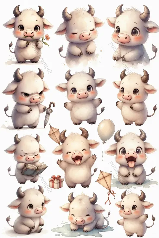 Dreamy Character Mood Sheets