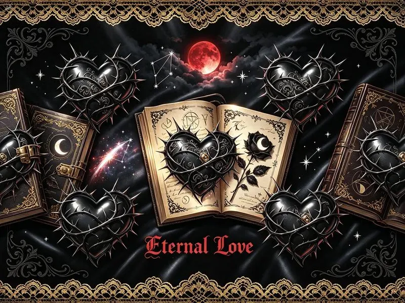 Vampire Romance Gothic Digital Papers