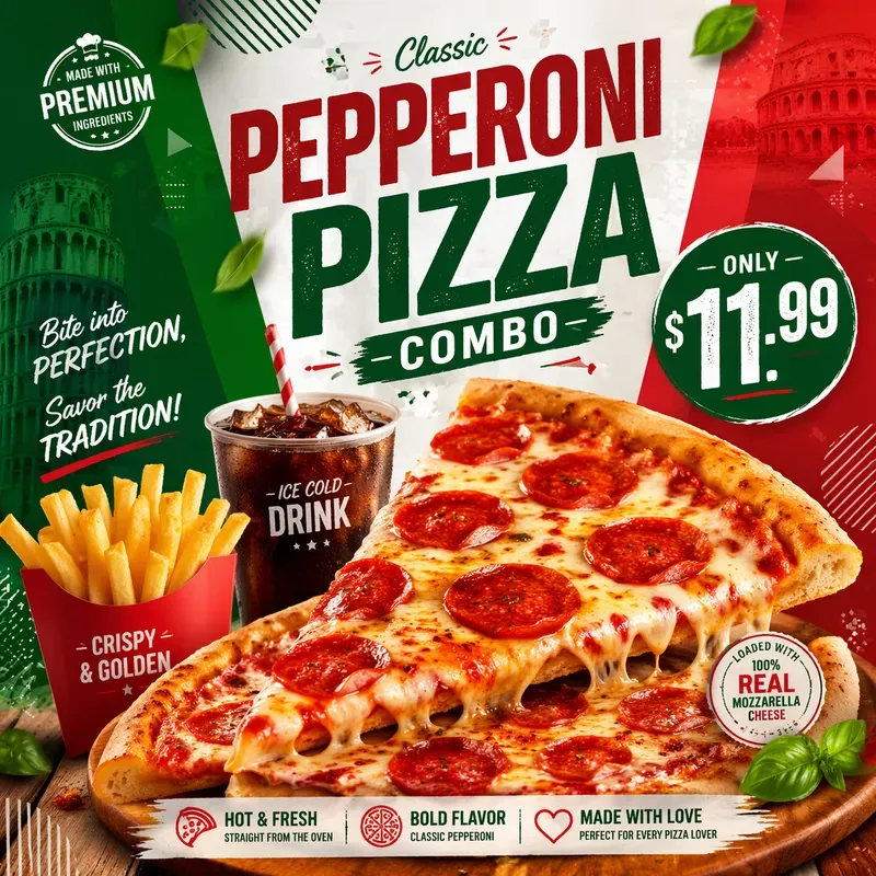 Fast Food Promo Poster Generator