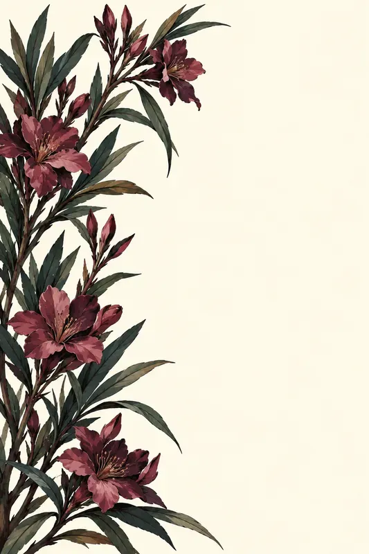 Gothic Botanical Stationery Sheets
