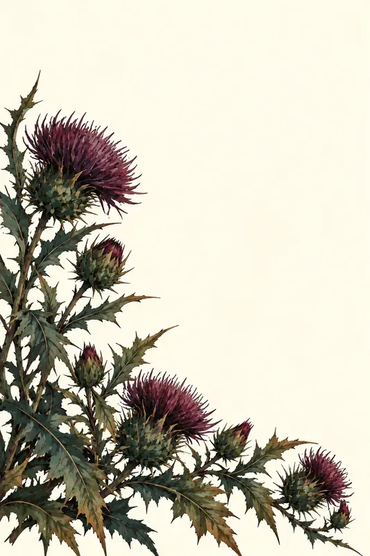 Gothic Botanical Stationery Sheets