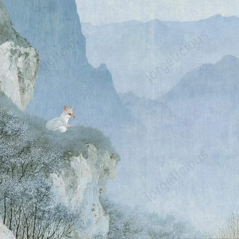 Soft Blue Poetic Illustrations