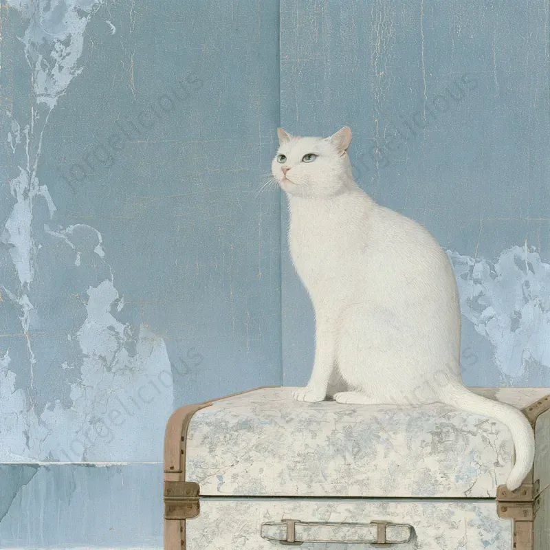 Soft Blue Poetic Illustrations