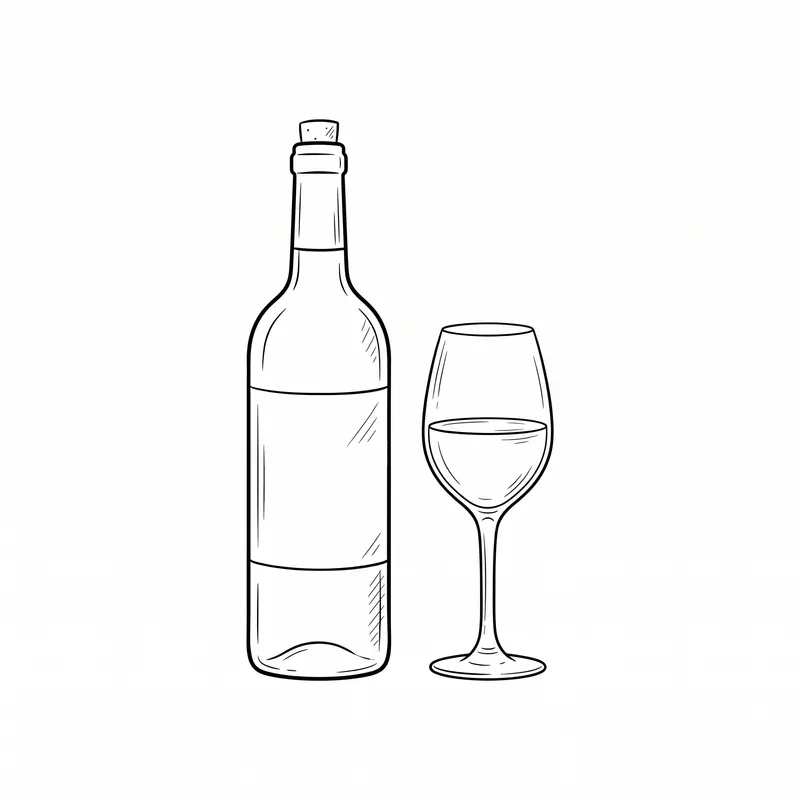 Food And Drink Ink Illustrations