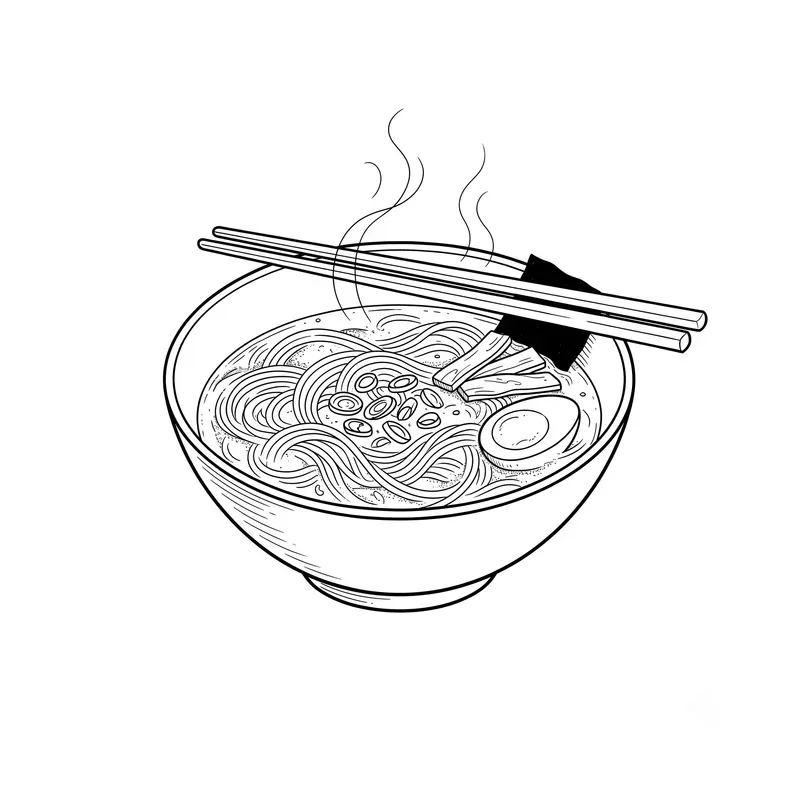 Food And Drink Ink Illustrations