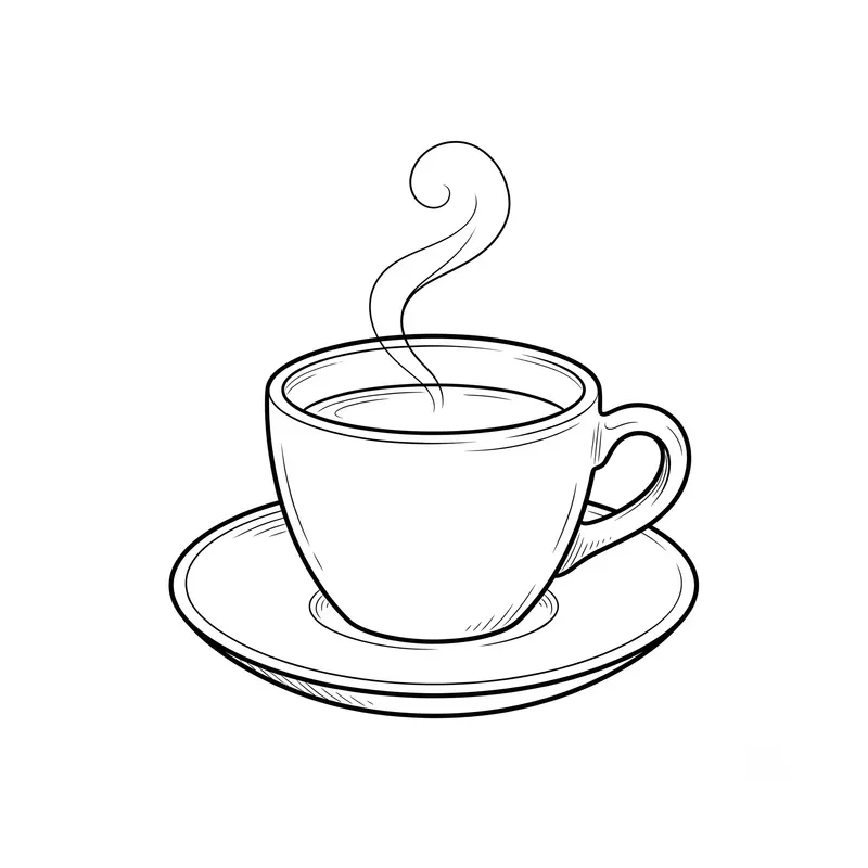 Food And Drink Ink Illustrations