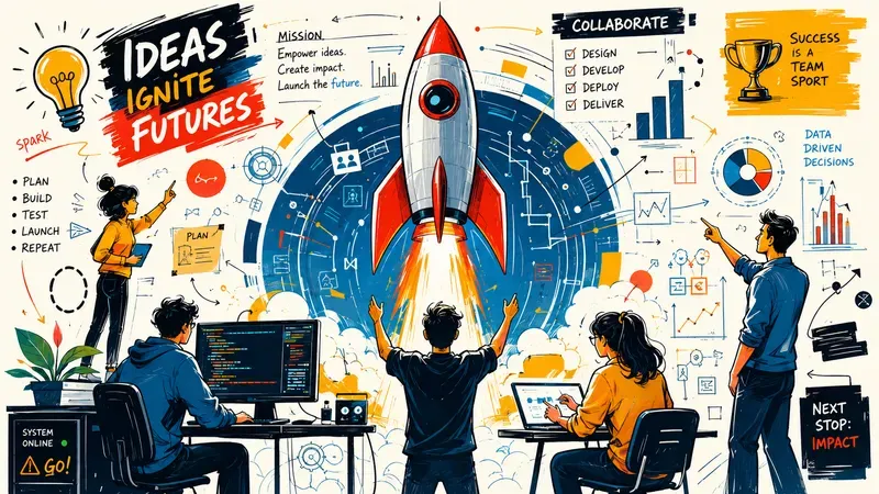 Visual Storytelling Mural Illustrations