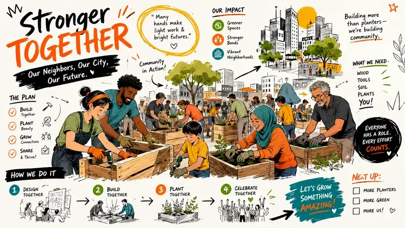 Visual Storytelling Mural Illustrations