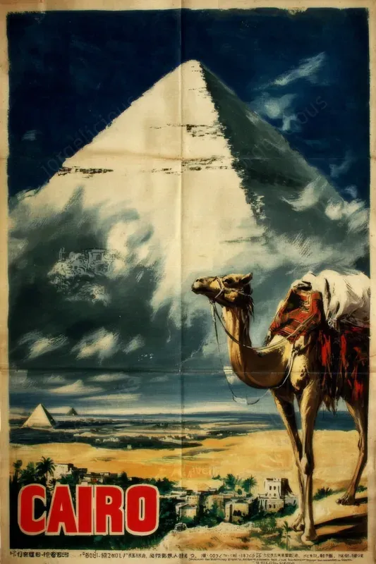 Vintage Painted City Travel Posters