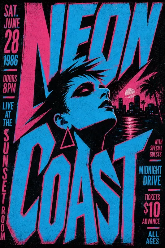 Concert Gig Poster Generator
