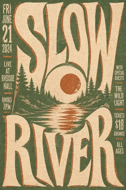 Concert Gig Poster Generator