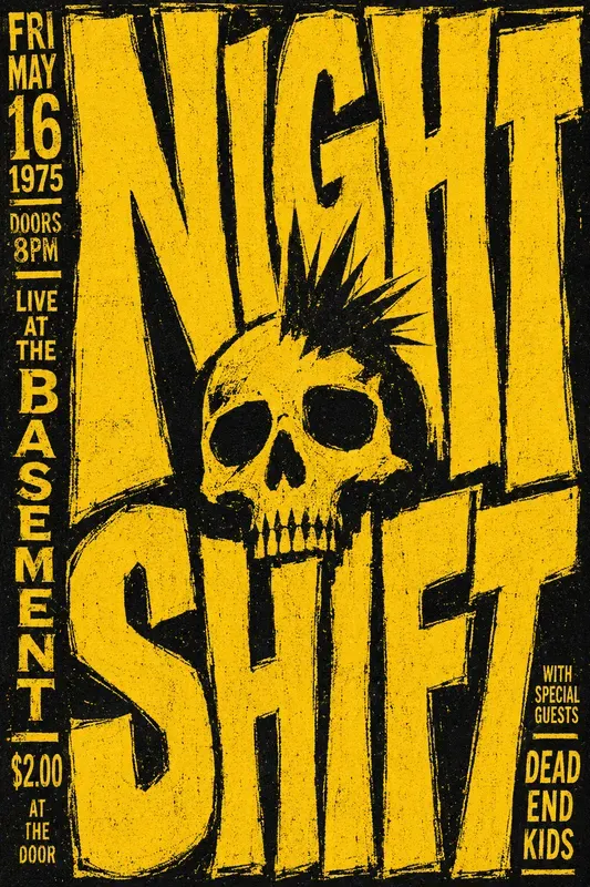 Concert Gig Poster Generator