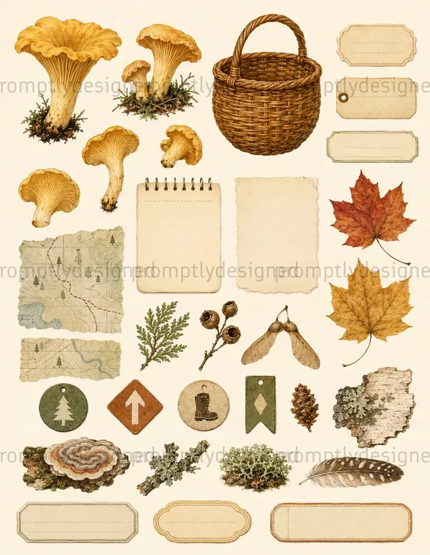 Mushroom Foraging Assets