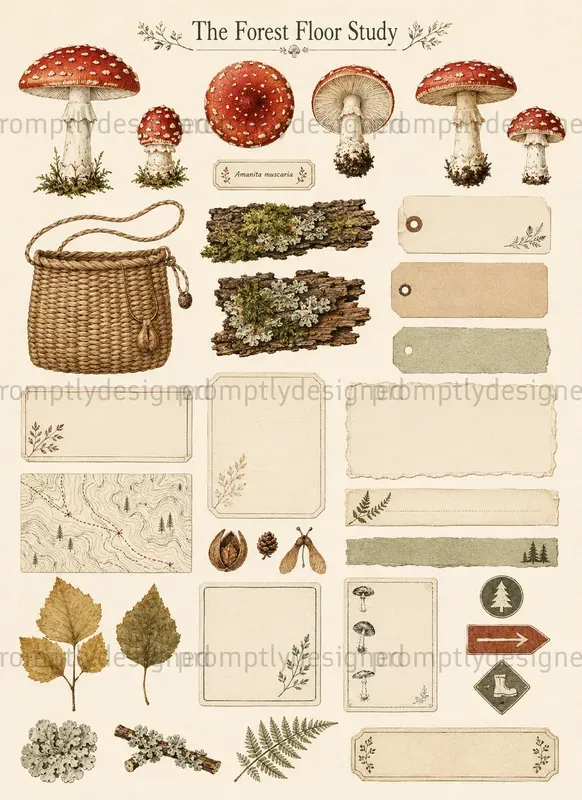Mushroom Foraging Assets