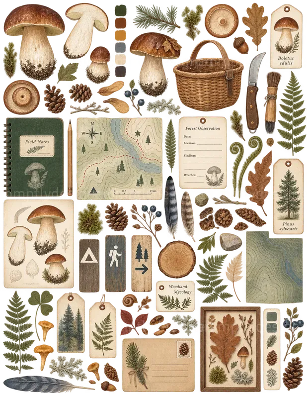 Mushroom Foraging Assets