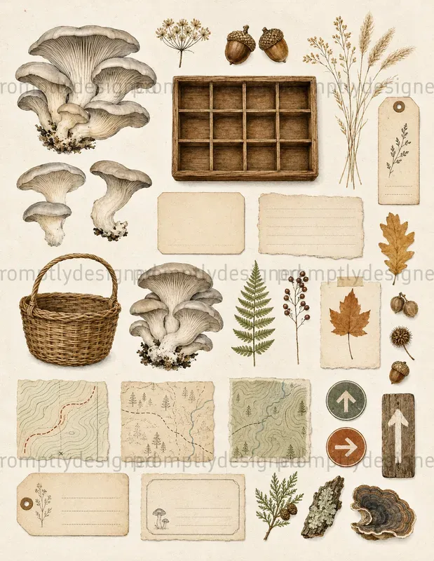 Mushroom Foraging Assets