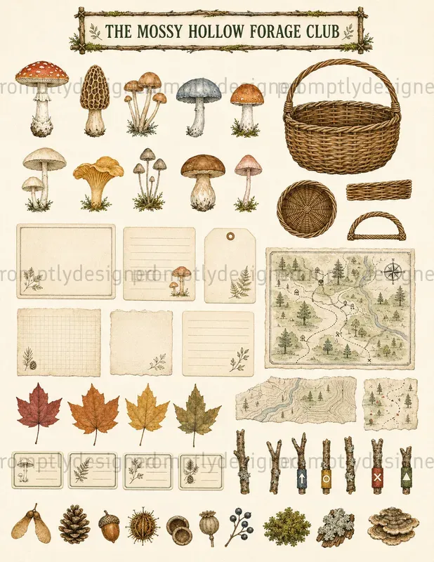 Mushroom Foraging Assets