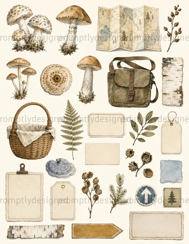 Mushroom Foraging Assets