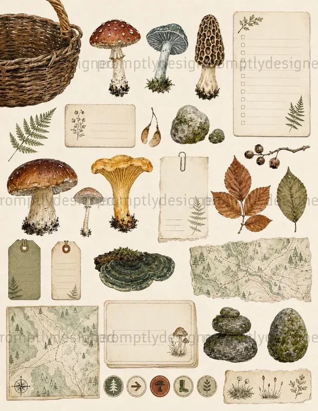 Mushroom Foraging Assets