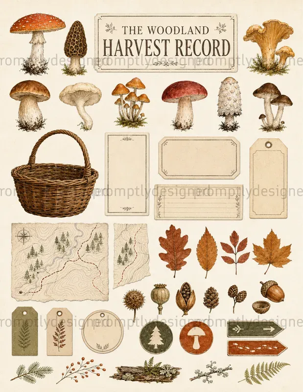 Mushroom Foraging Assets
