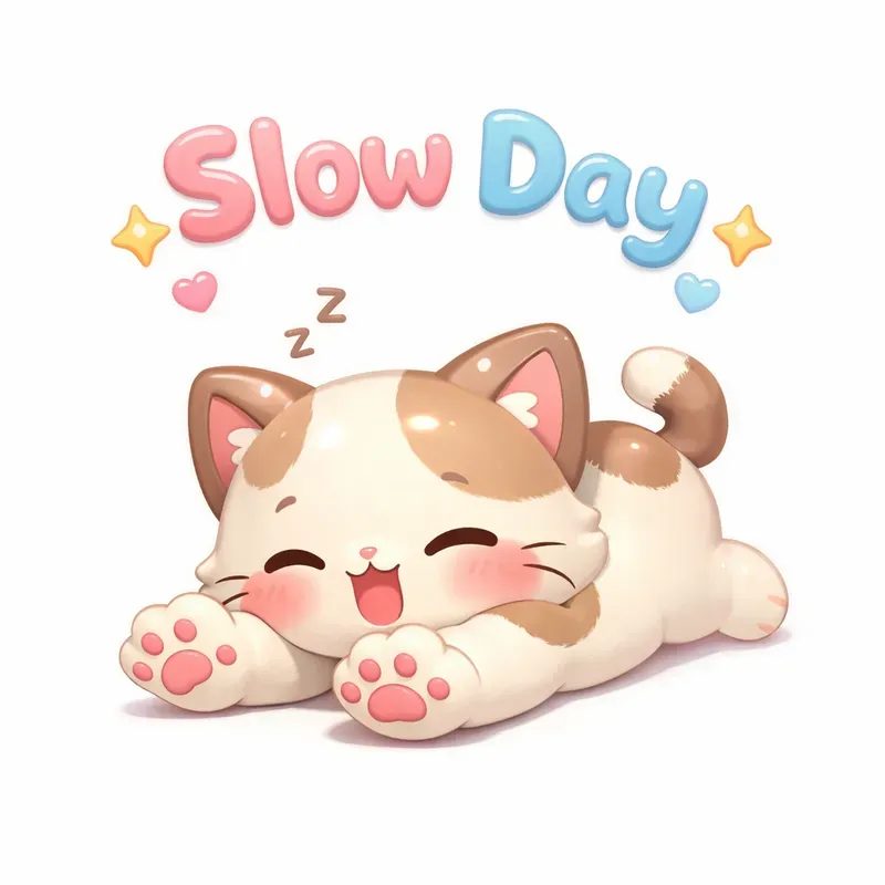 Cute Kawaii Baby Animal Actions Stickers