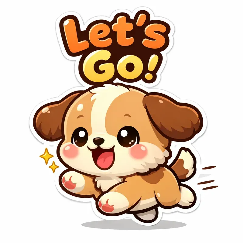 Cute Kawaii Baby Animal Actions Stickers