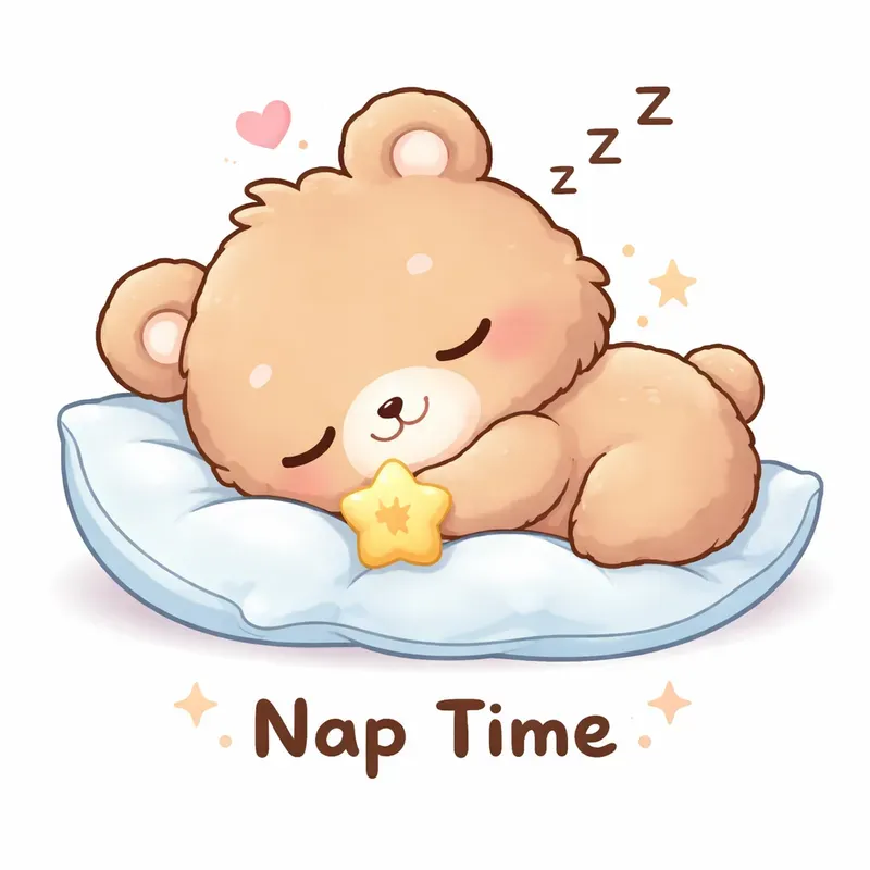 Cute Kawaii Baby Animal Actions Stickers