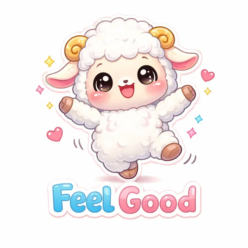 Cute Kawaii Baby Animal Actions Stickers