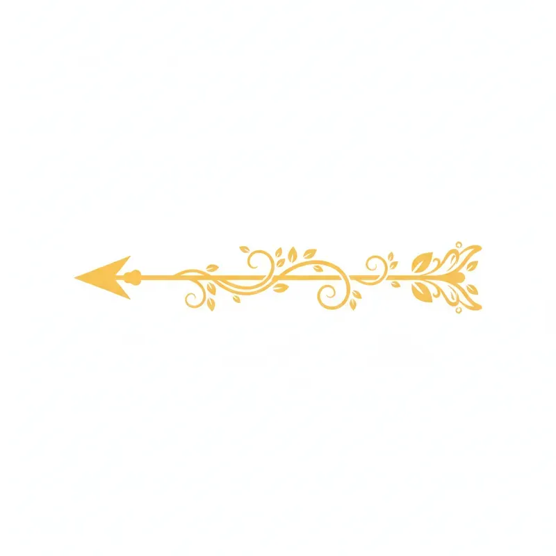 Decorative Floral Arrow Icon Generator