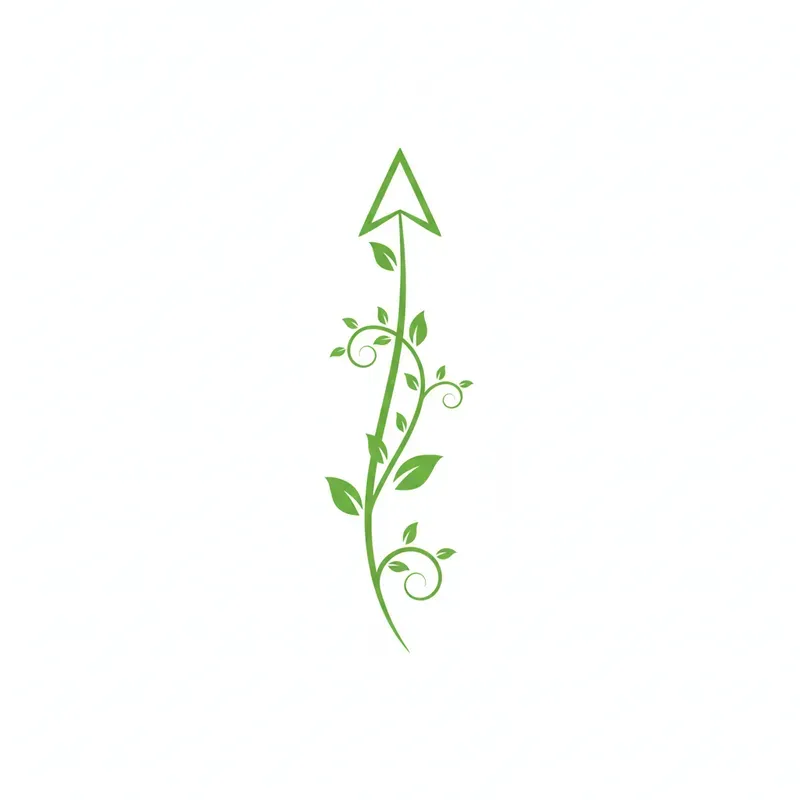 Decorative Floral Arrow Icon Generator