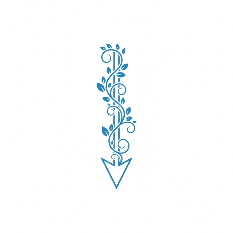 Decorative Floral Arrow Icon Generator