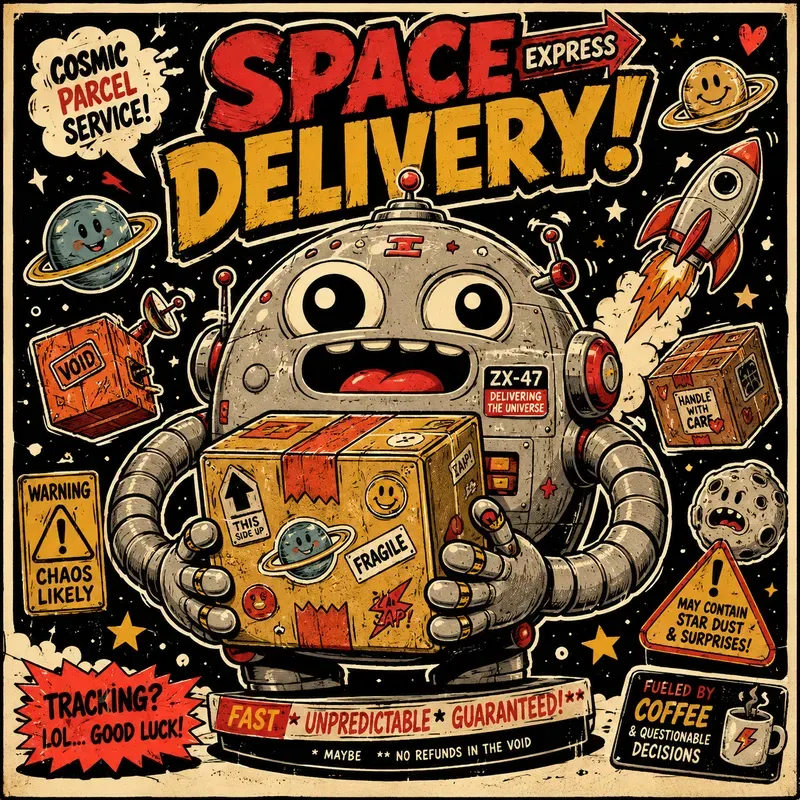 Quirky Retro Cartoon Chaos