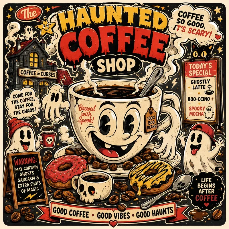 Quirky Retro Cartoon Chaos