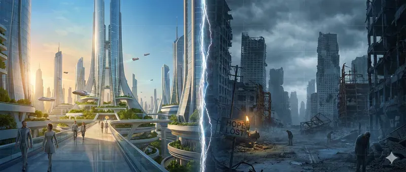 Dual World Split Scenes