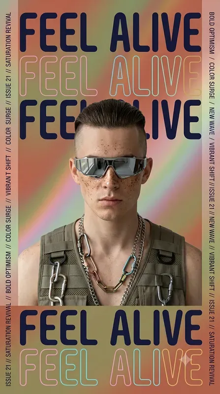 Y2k Cyberpop Magazine Cover Generator