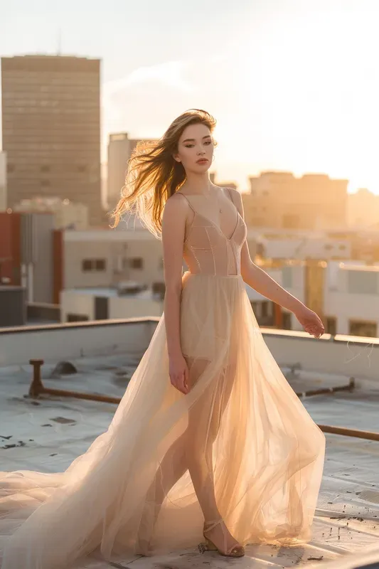 Luxury Rooftop Editorial Portraits