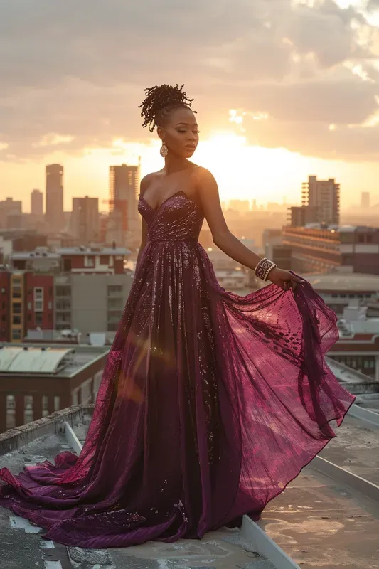 Luxury Rooftop Editorial Portraits