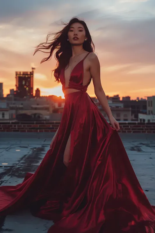 Luxury Rooftop Editorial Portraits