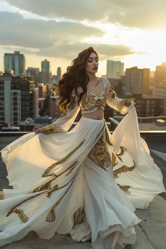 Luxury Rooftop Editorial Portraits