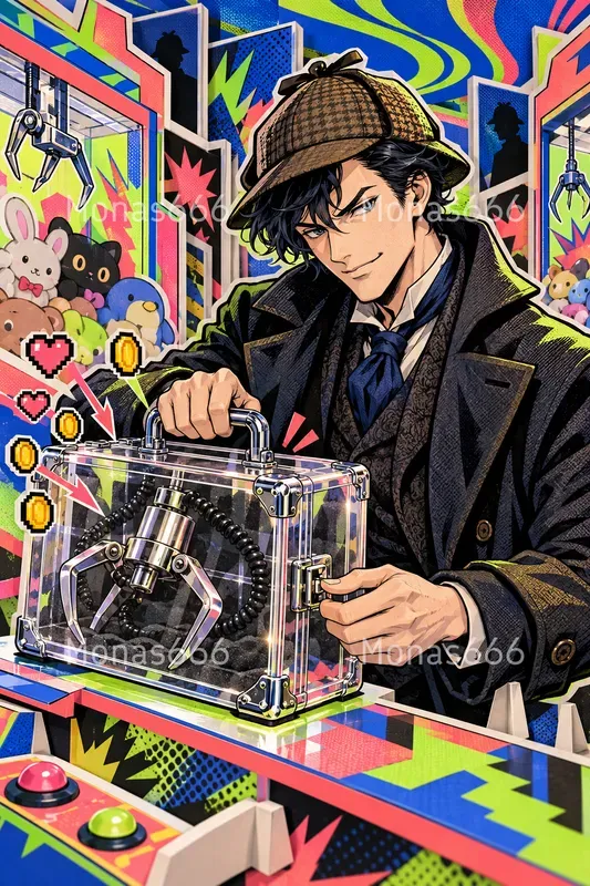 Psychedelic Akibapunk Arcade Art