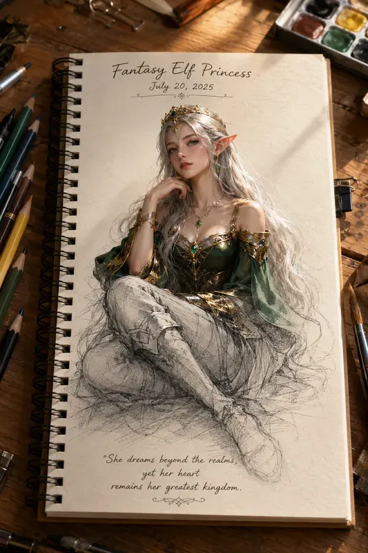 Notebook Sketch Reality Illusion Art