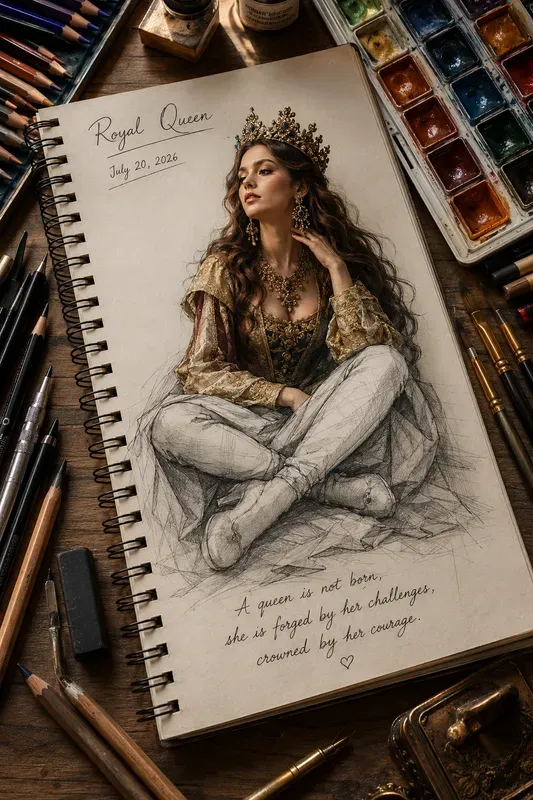 Notebook Sketch Reality Illusion Art