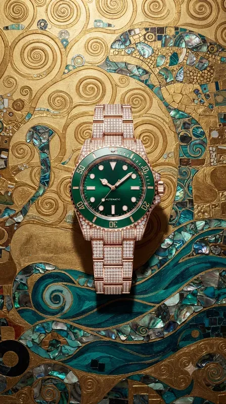 Vienna Secession Gold Ocean Product Art