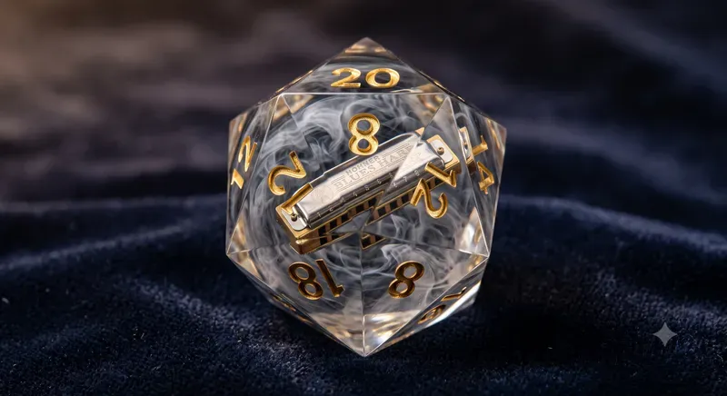 Custom Resin D20 RPG Dice