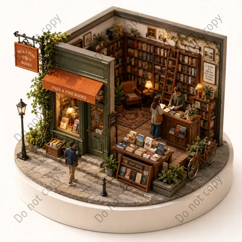 Mini Isometric Diorama Scenes